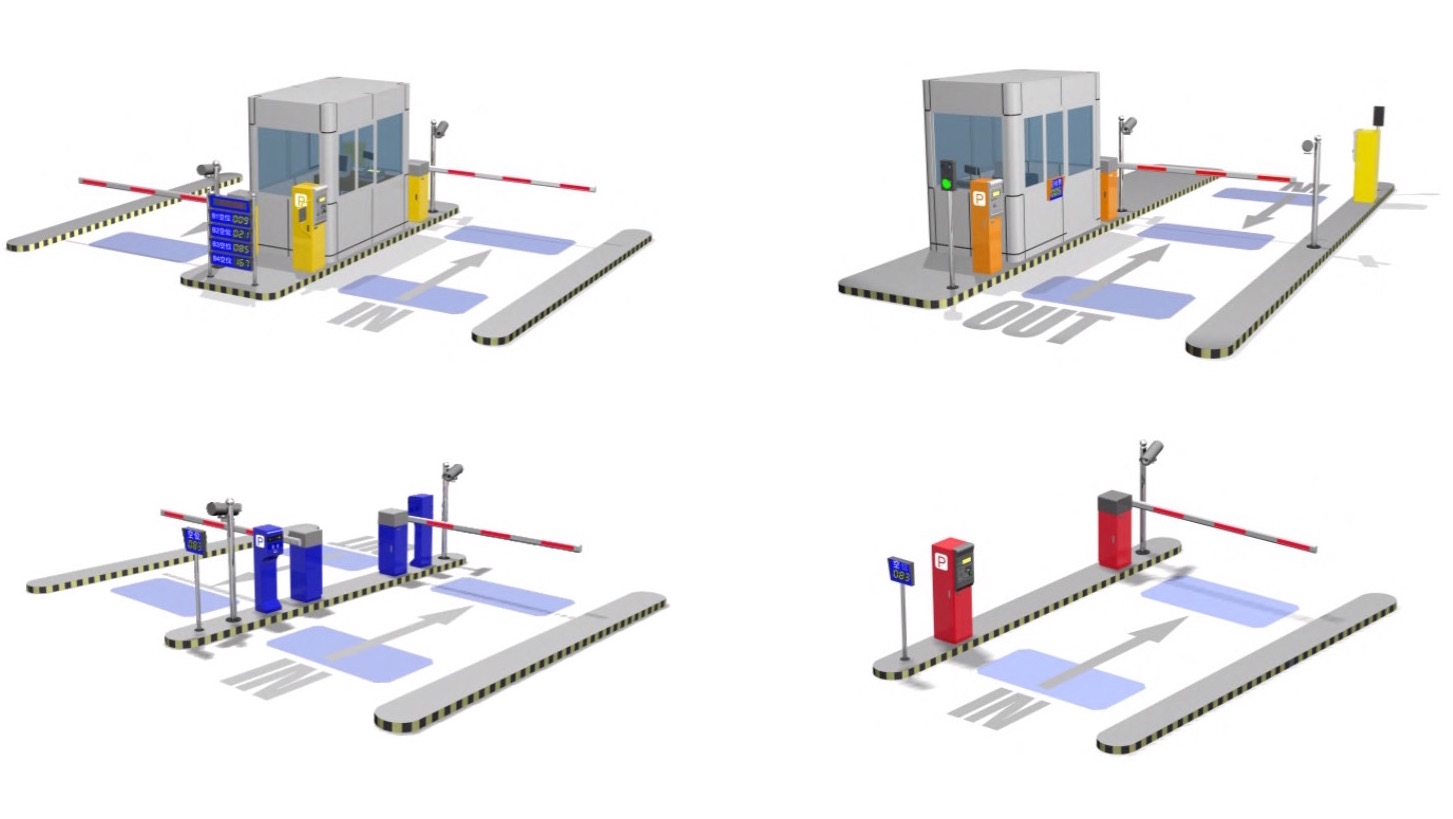 RFIDベースの駐車場アクセス制御システム